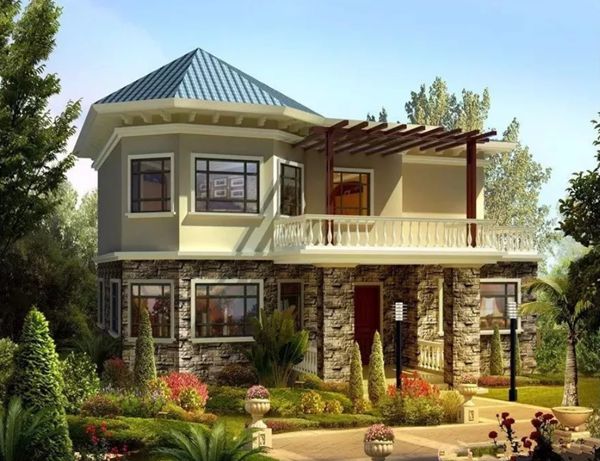 兩層樓的輕鋼別墅造價(jià)多少錢？(圖1)