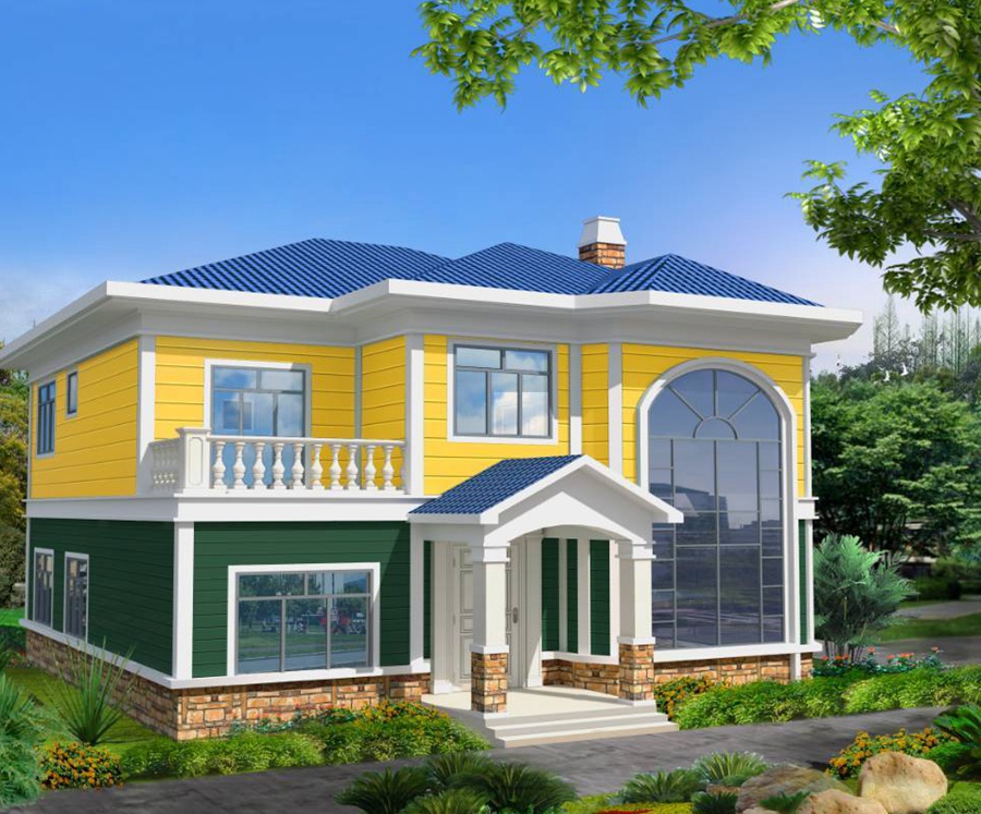 宿遷輕鋼別墅設(shè)計(jì)公司 30萬(wàn)起建別墅【抗9級(jí)地震】(圖1)