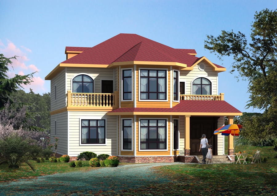 農村擁有一棟輕鋼別墅，品味鄉(xiāng)村精致生活