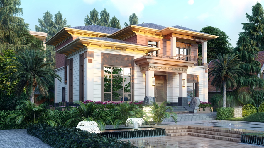 農村擁有一棟輕鋼別墅，品味鄉村精致生活(圖2)