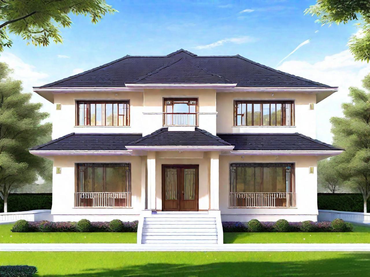 最新力作!睿婕兩層中式風輕鋼別墅，品味現代東方雅韻