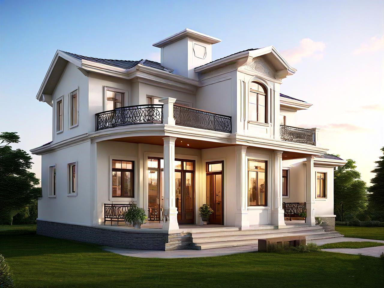 歐式輕鋼別墅圖 歐式輕鋼別墅圖