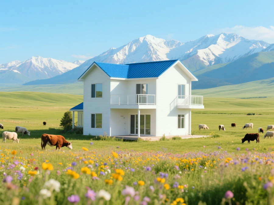 輕鋼別墅適合在新疆建嗎？睿捷輕鋼別墅為您詳細分析